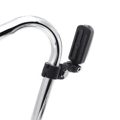 Black Streamliner Skull Foot Peg Kit for Honda GL1800 VT750 (2001–2023)