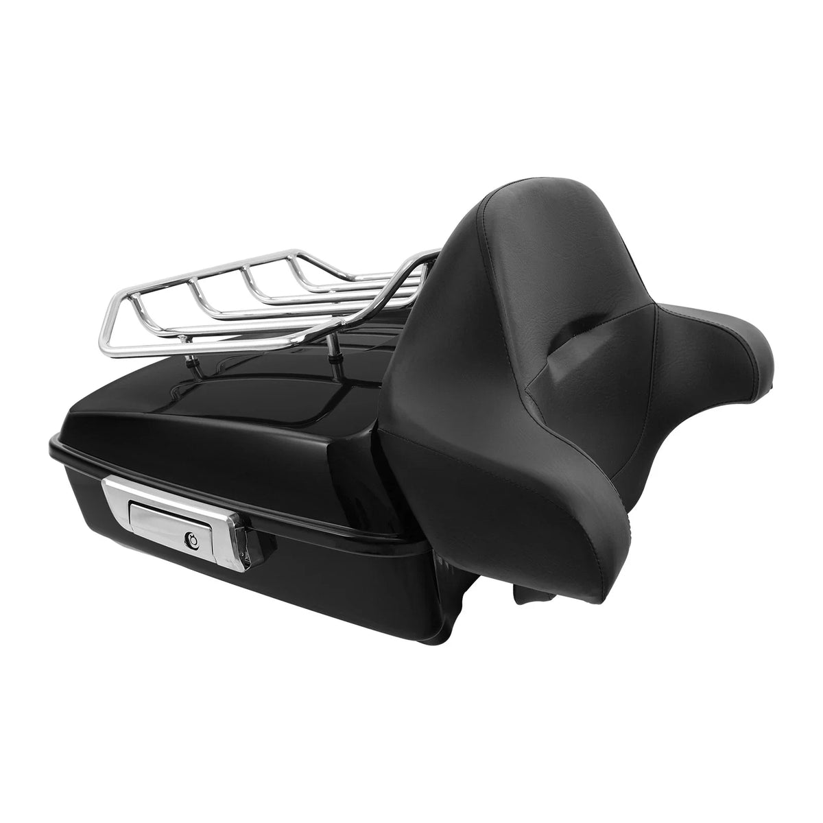 Chopped Trunk Backrest Solo Mount Rack for Harley Low Rider S (2018–2025)
