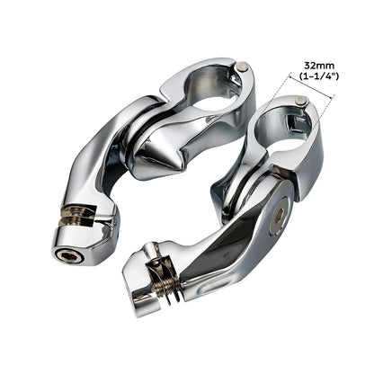 1.25" Highway Foot Pegs for Harley Touring Electra Road Glide