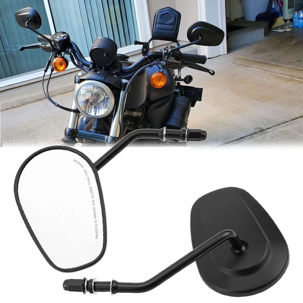 Motorcycle Side Mirrors for Harley Sportster XL 1200 883 FLSTC FLSTF (2004–2023)