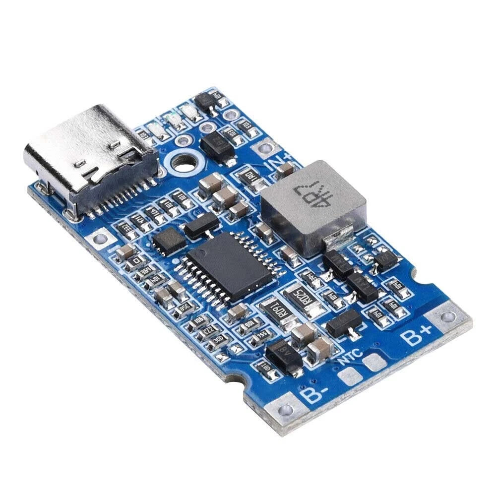 2X Type-C/Micro USB BMS 18W 2A Li-ion Battery Charging Module