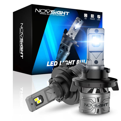 H13 LED Headlight Conversion Bulbs Kit 6500K White 60W 13000LM for