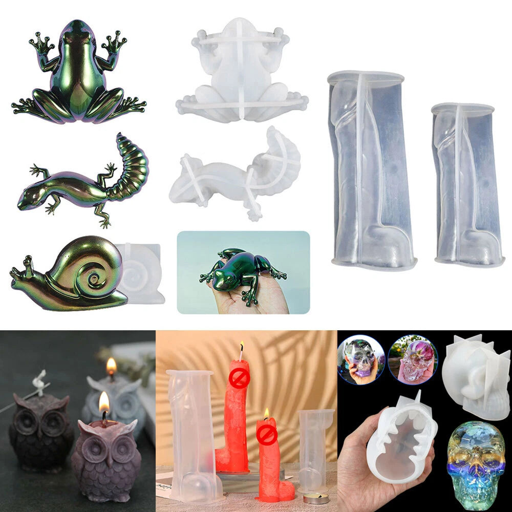 Resin DIY Casting Silicone Molds Spoon Kit for Jewelry Making