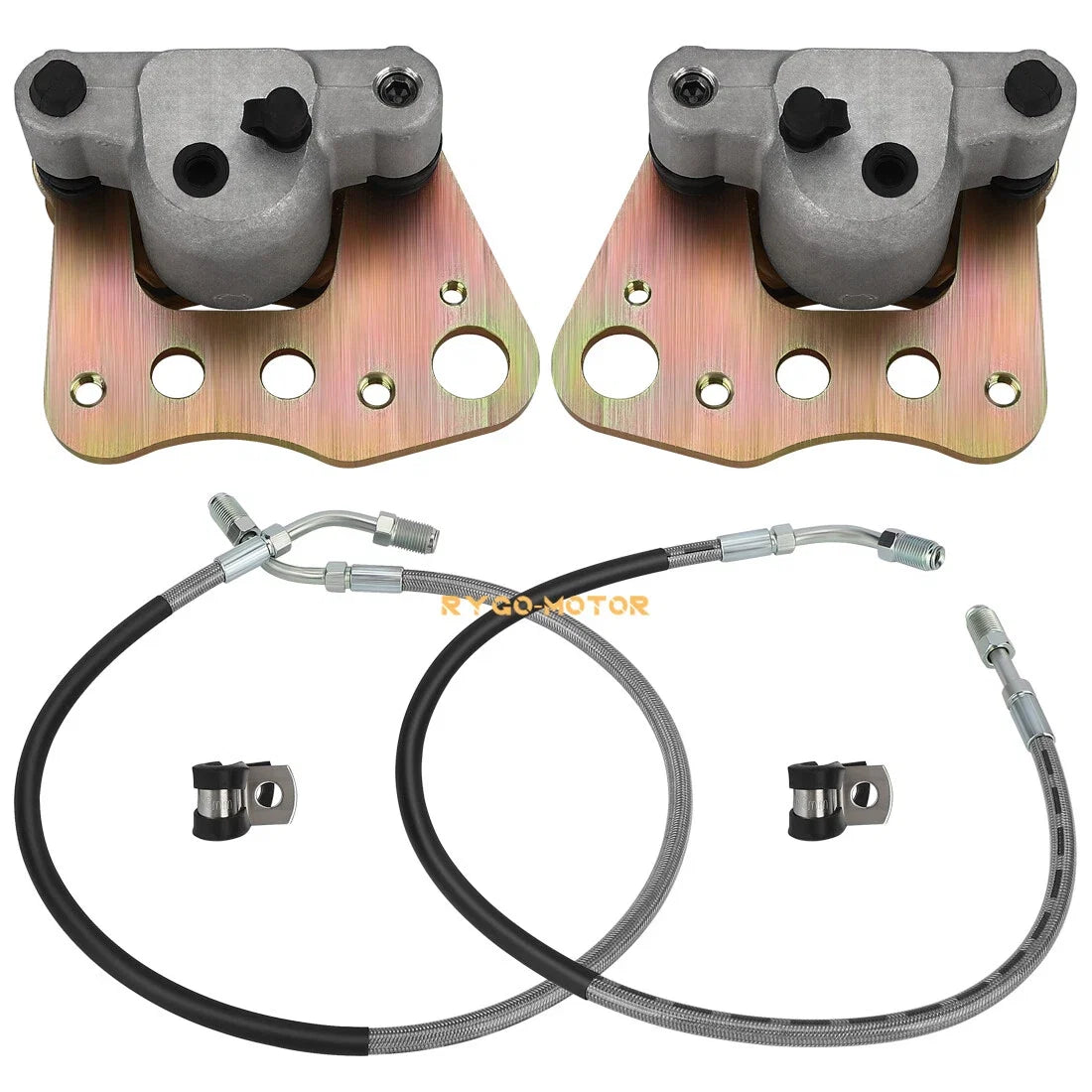 Front Brake Calipers & Hose Lines for Polaris Magnum 325 500 Xpedition 425 (1999–2000)
