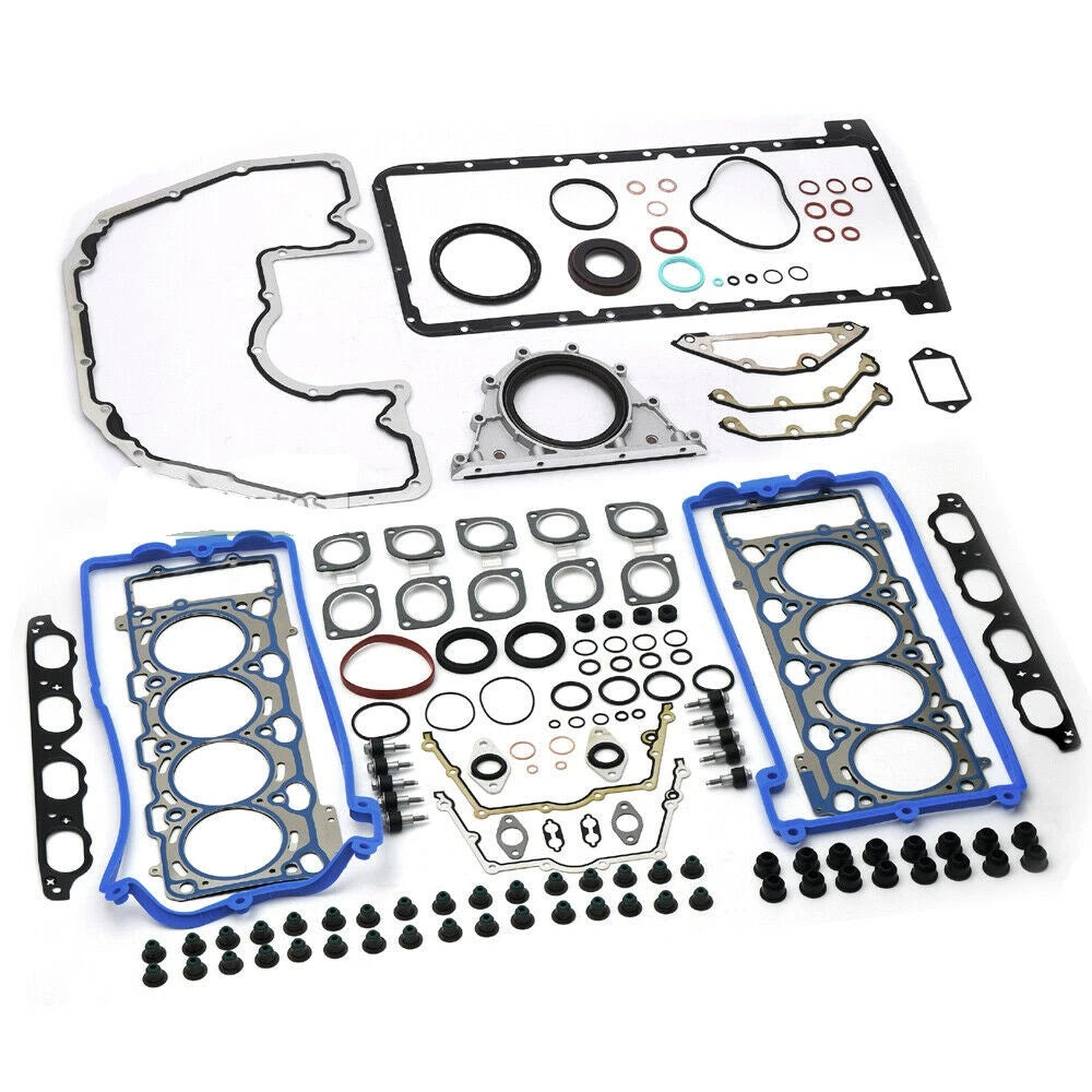 Engine Gasket Seals Overhaul Kit for BMW 750i X5 550i (E63 E65 E66) 11 12 7 530 256, 11 14 7 512 101