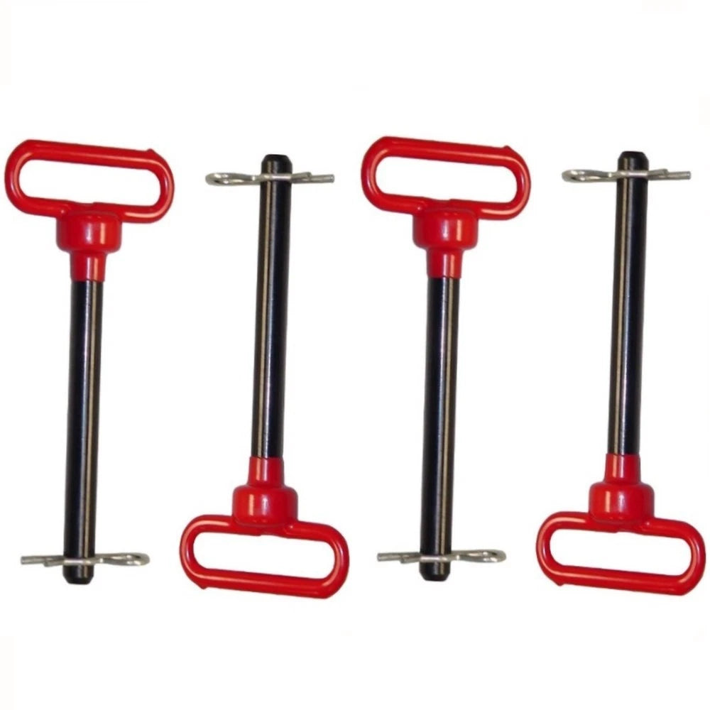 Set of 4 Hitch Pins for Case, John Deere, Massey (4-1/4" Long x 7/8" Dia)