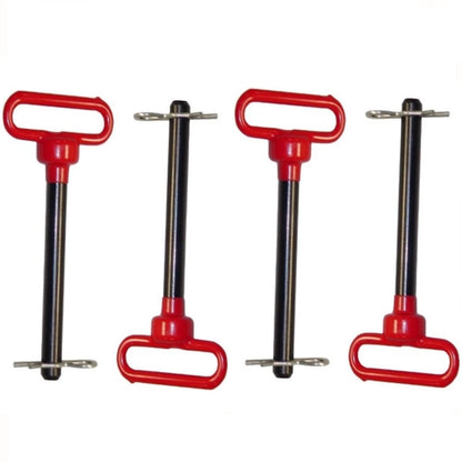 Set of 4 Hitch Pins for Case, John Deere, Massey (4-1/4" Long x 7/8" Dia)