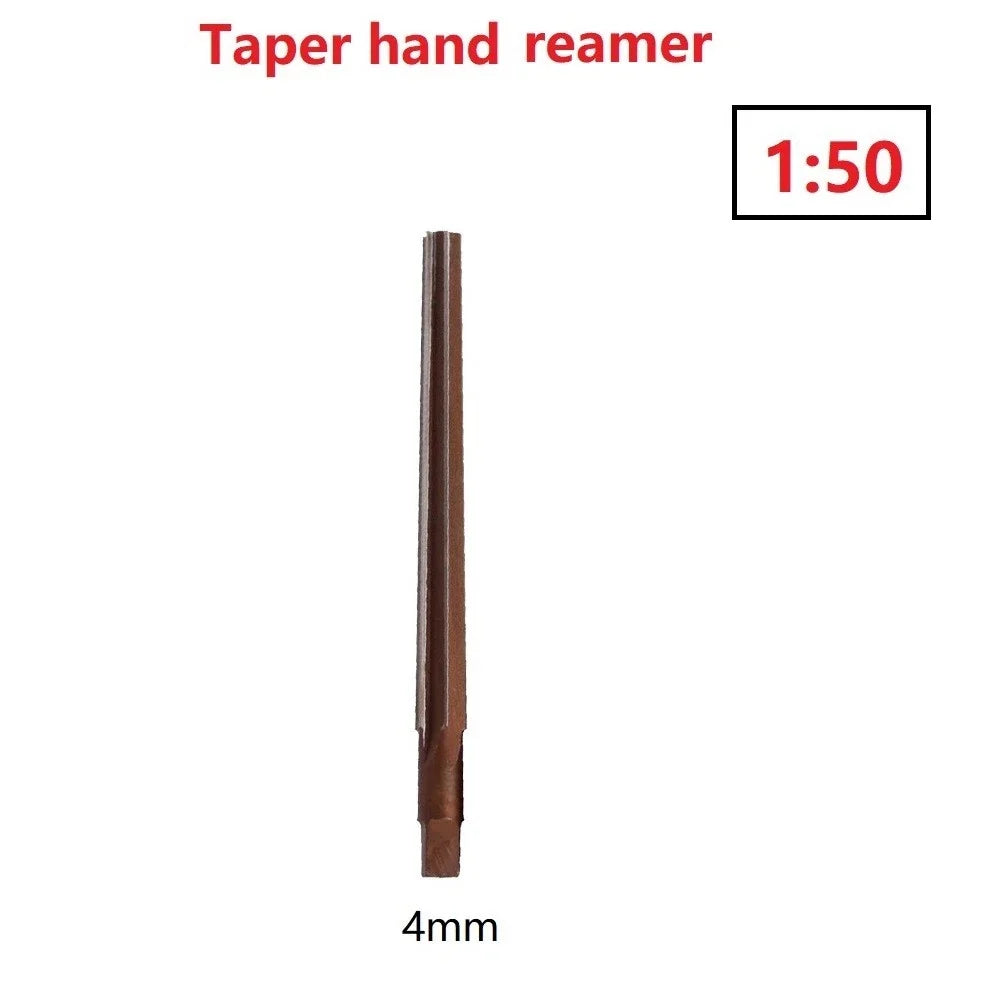 Set of 4 Conical Degree Manual Pin Taper Shank Hand Reamers 4/5/6/8mm