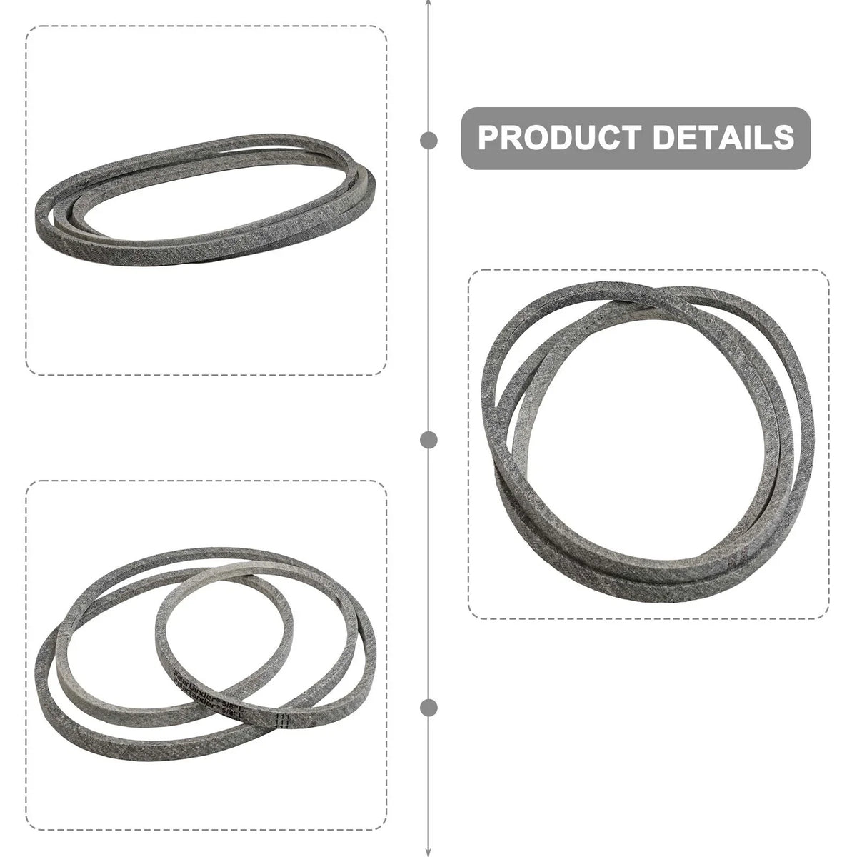 Lawn Mower Belt 5/8x111 for M110313 M154958 (Fits )