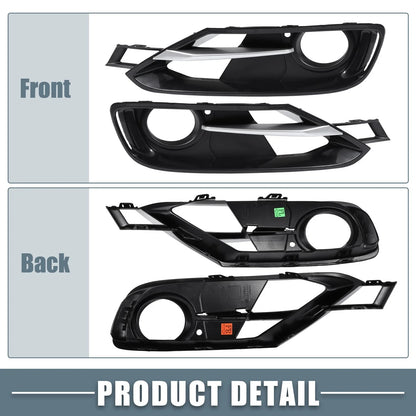 1 Pair Fog Light Grille Cover Trim 51117300739 for BMW F30 (2012–2019)