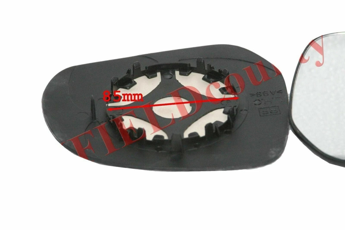 Left & Right Door Glass Mirror with Base Plate for Suzuki Ritz (2009–2015)