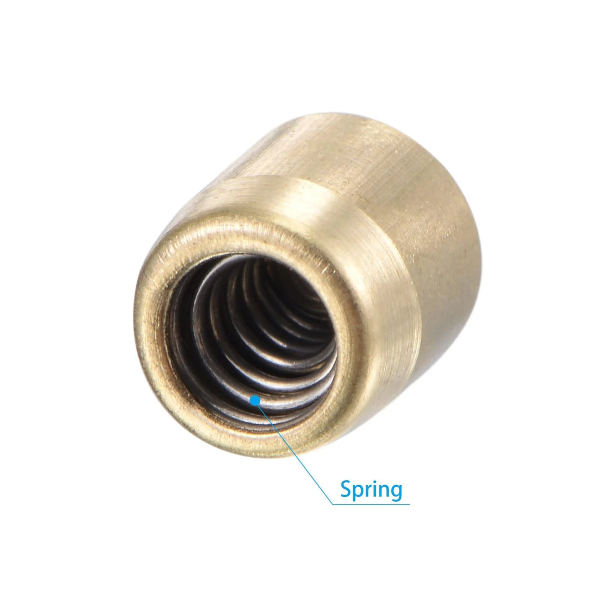 Brass Push Button Grease Oil Cup 6x6mm Ball Oiler for Automotive Use