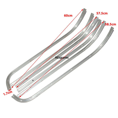Set of 2 Footboard Runner Channel Strips for Vespa VBB Rally GS