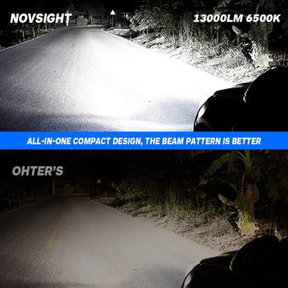 2X NOVSIGHT 9007 HB5 LED Headlight Bulbs 12000lm for