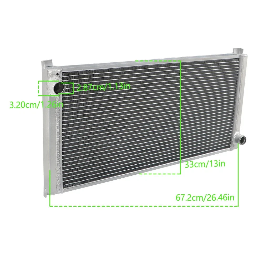 2ROW Aluminum Radiator for Mini Cooper Coupe S Clubman ONE R57 (2007–2016) 1.6L L4