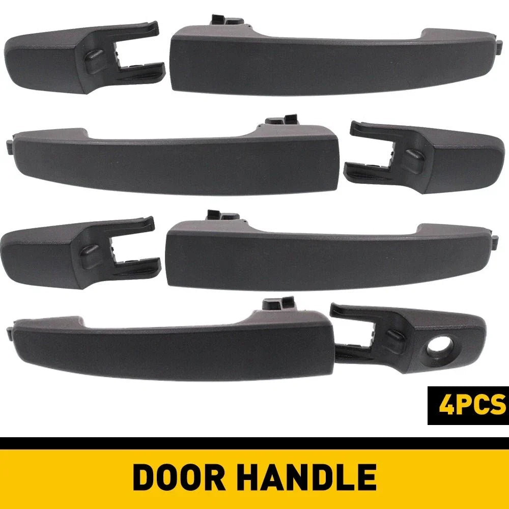 4X Exterior Door Handle for Ford Focus (2008–2011) Front Rear Left & Right