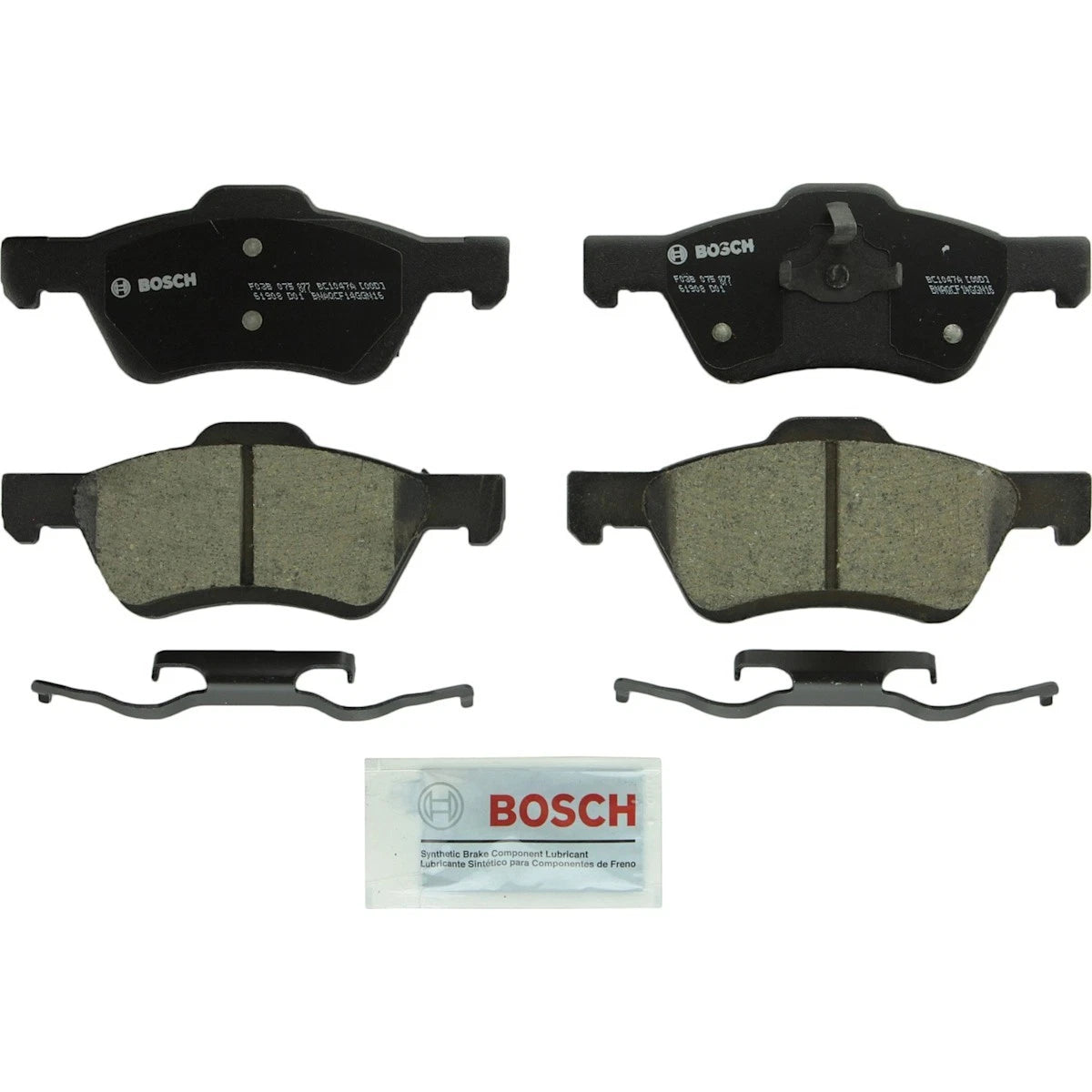 2X Bosch Brake Pad Set BC1047A for Ford Escape Mercury Mariner (2008–2012)