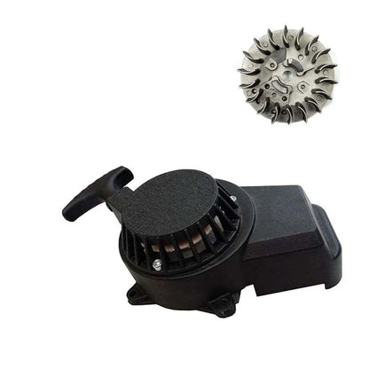 Flywheel + Alloy Pull Starter for 47-49cc ATV Quad Dirt Bike