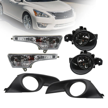 Fog Lights & Corner Turn Signal Lamps Set for Nissan Altima (2013–2015)