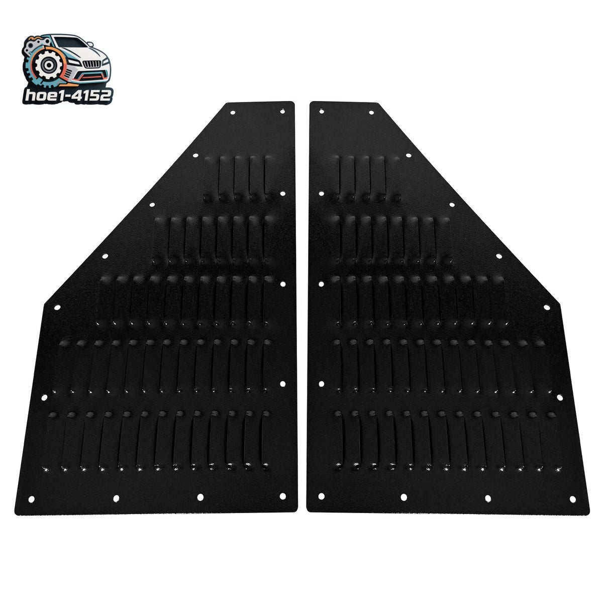 2X Aluminum Hood Louvers for Jeep Cherokee Comanche (1984–2001)