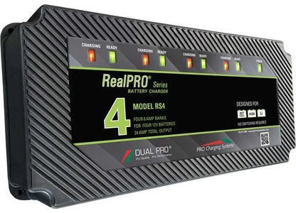 4 Bank Waterproof Battery Charger for PRO Charging Systems RS4 (12V/6A)