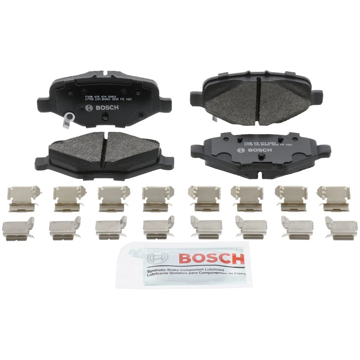 2X BP1612 Brake Pad Set Rear for Ford Explorer Taurus (2013–2019)