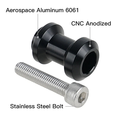 CNC Swingarm Spools Sliders for Honda CBR1000RR (2004–2015), Suzuki SV650 (1998–2010)