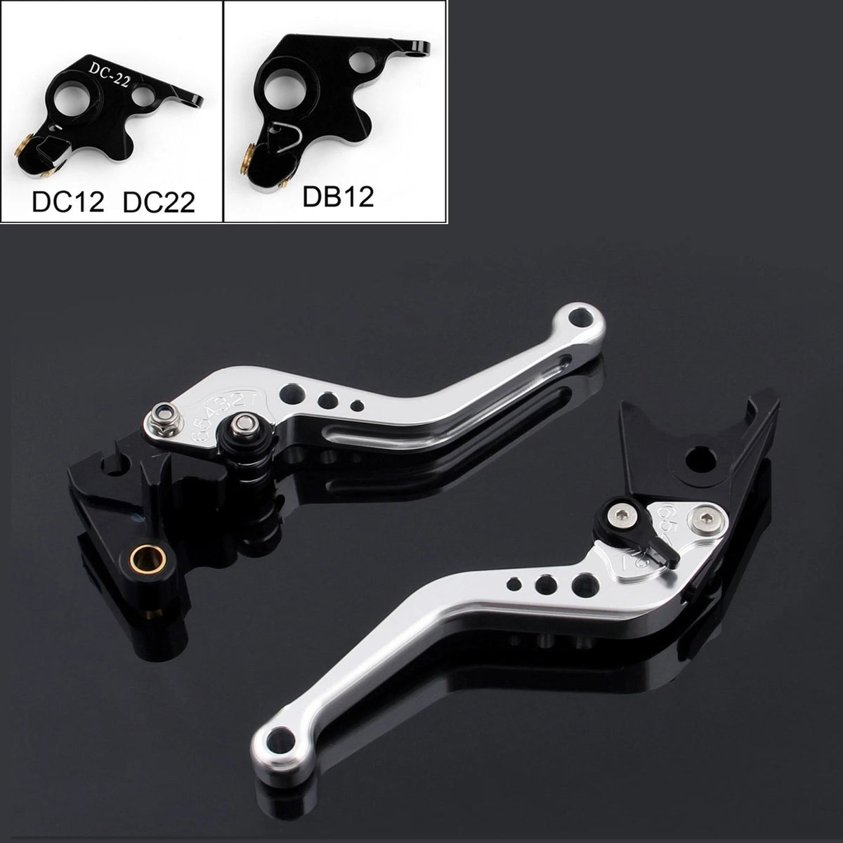 Brake Clutch Levers for Ducati 748 916 Monster M400 M600 M620 M750 ST2 (M543-S041-Silver)