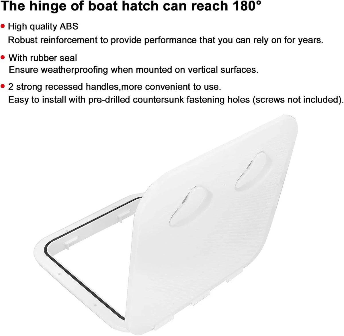 Deck Access Hatch for Marine Boats (14-3/4" x 14-1/2")