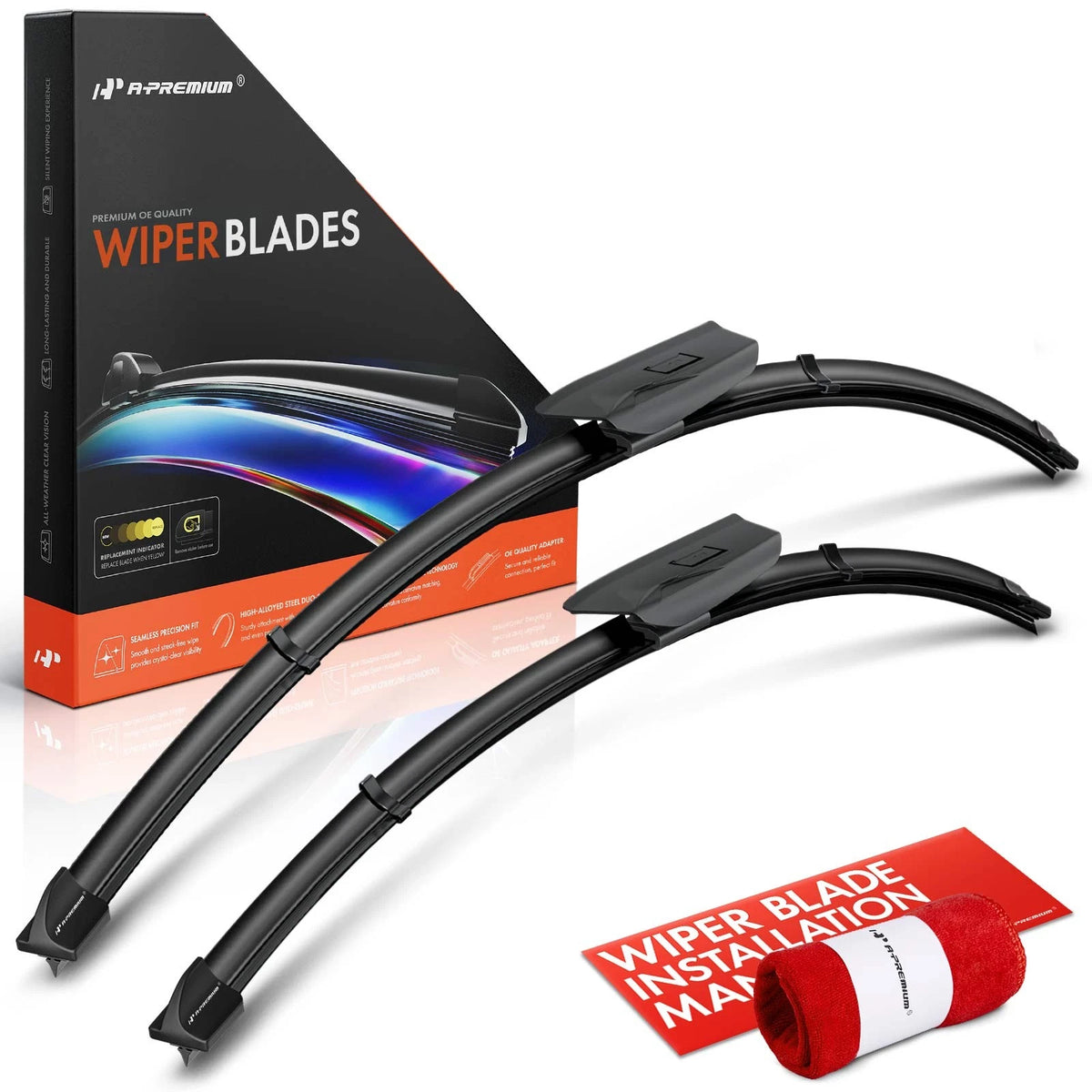 2X 26" & 22" Windshield Wiper Blades for Mercedes-Benz C43 AMG