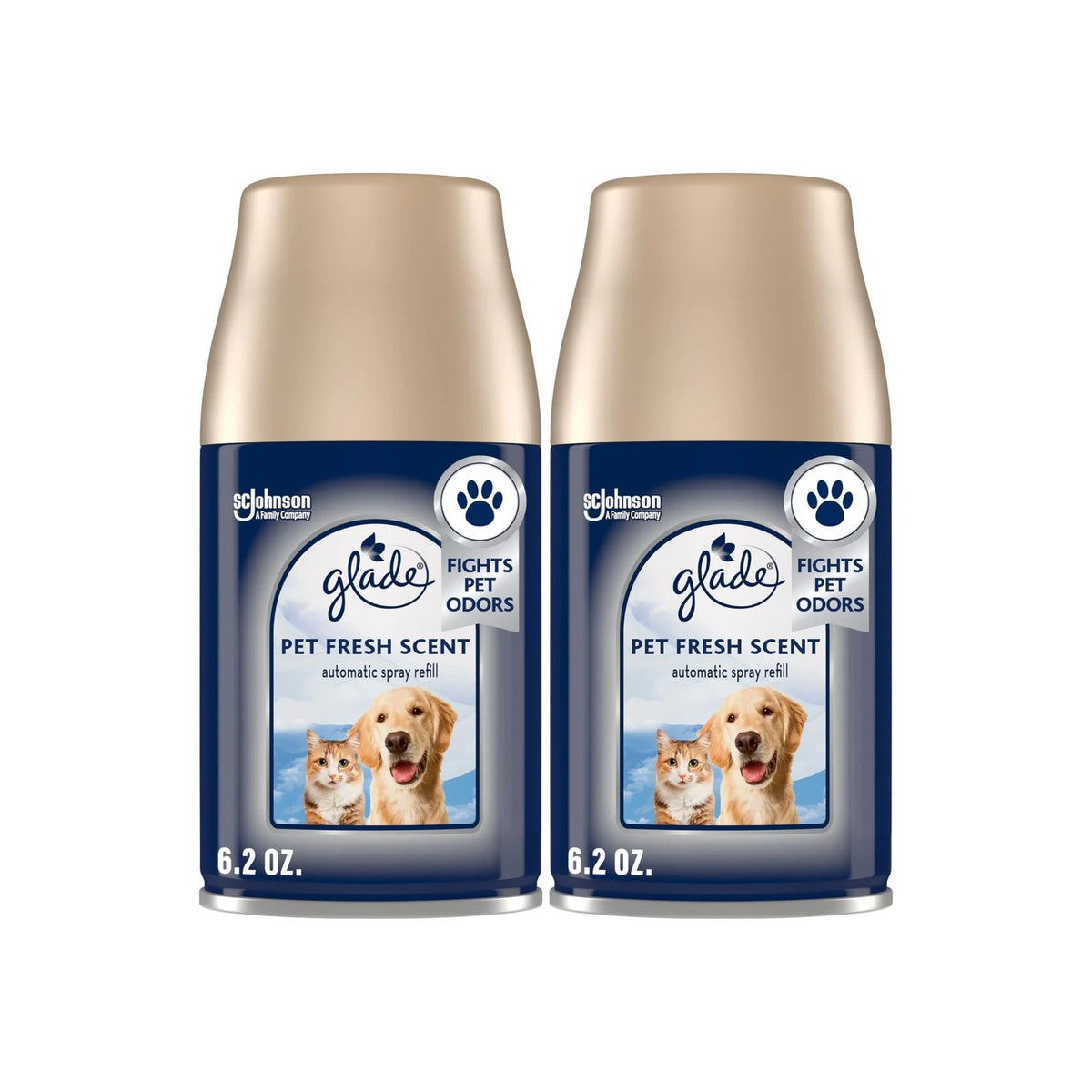 2X Glade Automatic Spray Refill for Pet Fresh Scent (6.2 Ounce)