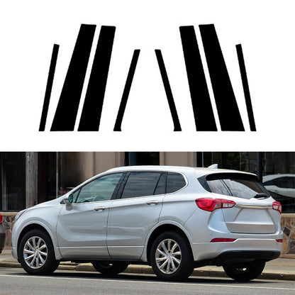 8pcs Black Exterior Pillar Post Trim for Buick Envision (2016–2020)