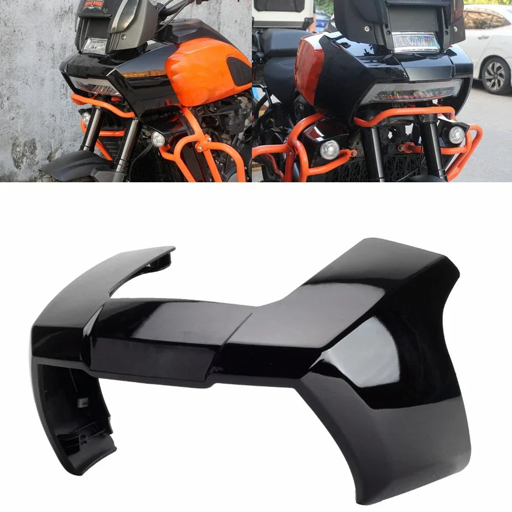 Black Headlight Fairing Cover Spoiler for Harley Pan America 1250 (2021-Up)