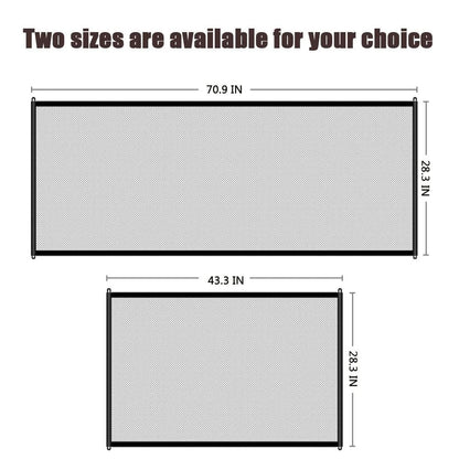 Pet Mesh Gate for Universal Use (Foldable, No Drill Installation)
