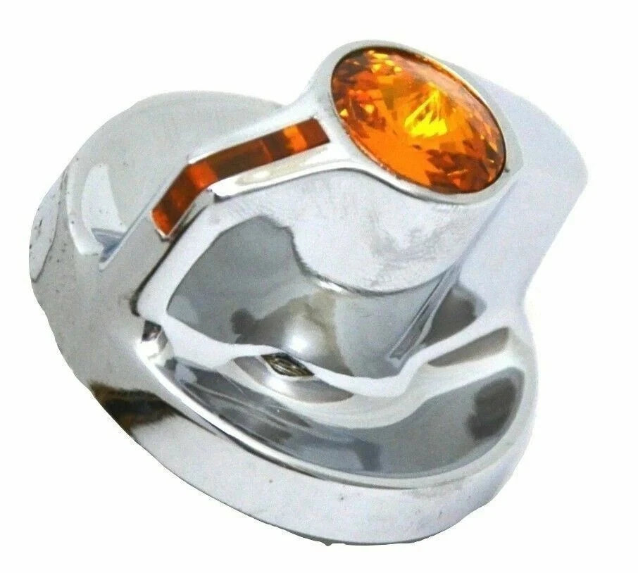 A/C Heater Knob for Kenworth (2002–2005) #41315 Amber Jewel Plastic
