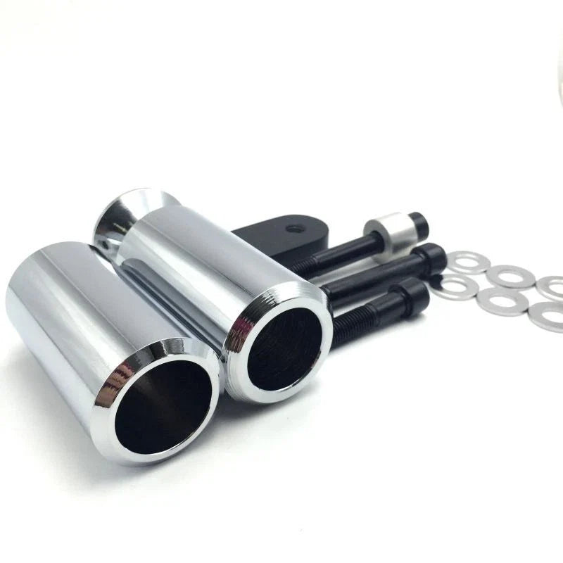 Chrome Aluminum Frame Sliders for Yamaha YZF R6 (2006–2007) 06-07