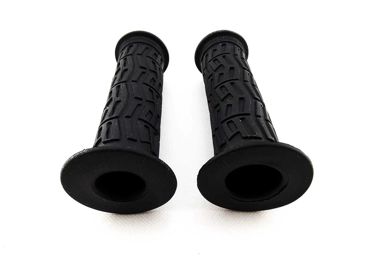 Black Motorcycle Hand Grip Set 22mm 7/8" for Kawasaki JBS