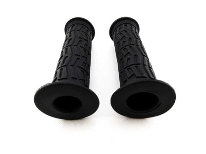 Black Motorcycle Hand Grip Set 22mm 7/8" for Kawasaki JBS