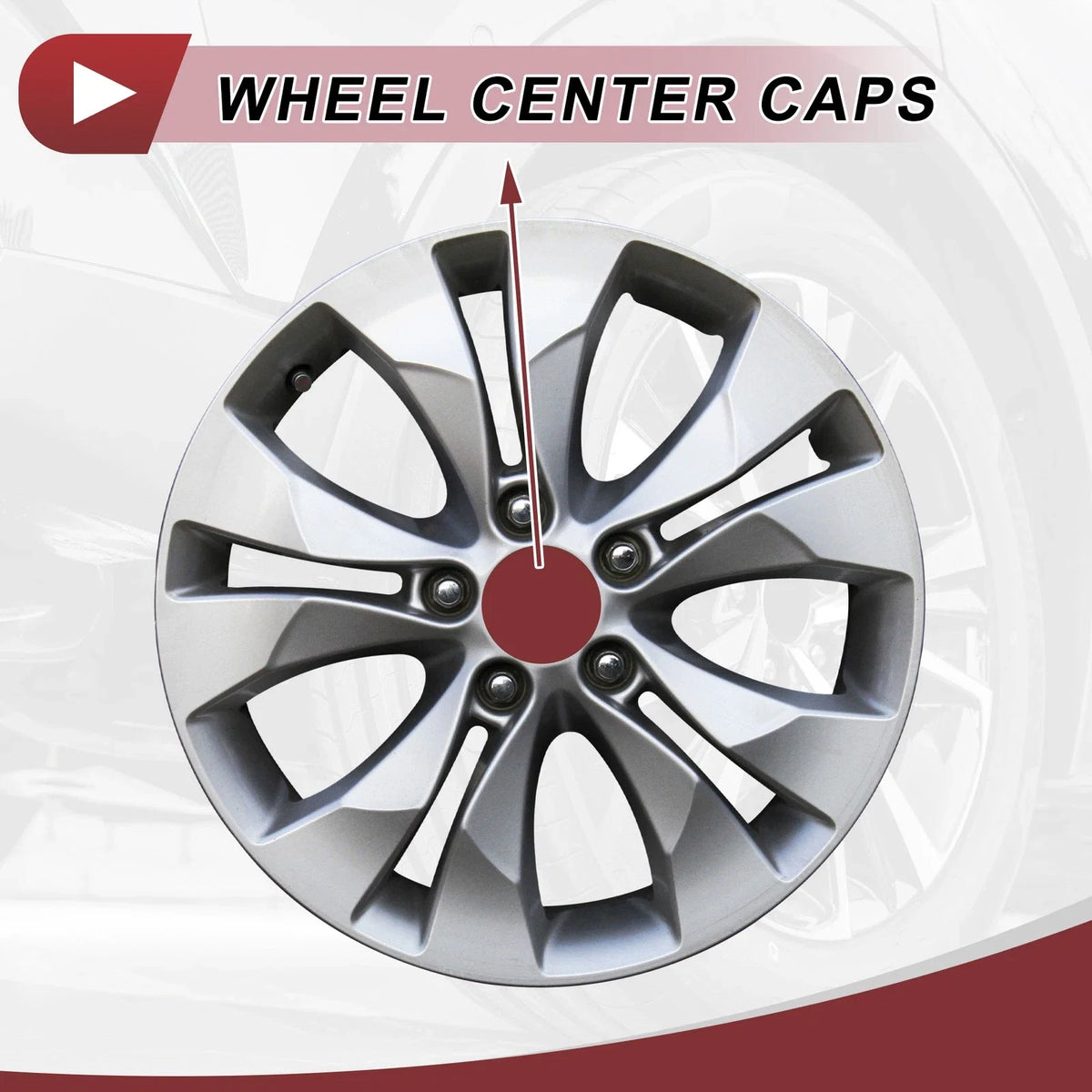 Wheel Center Caps No. 4260360500 for Toyota Land Cruiser (1Pc)