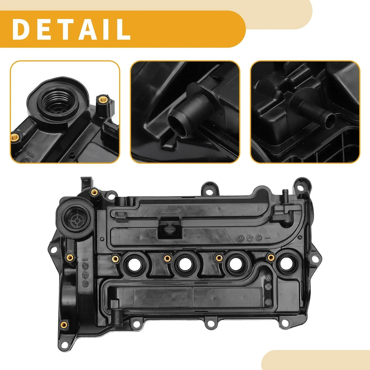 Engine Valve Cover with Gasket for Honda Accord (2018-2024) 1 Set