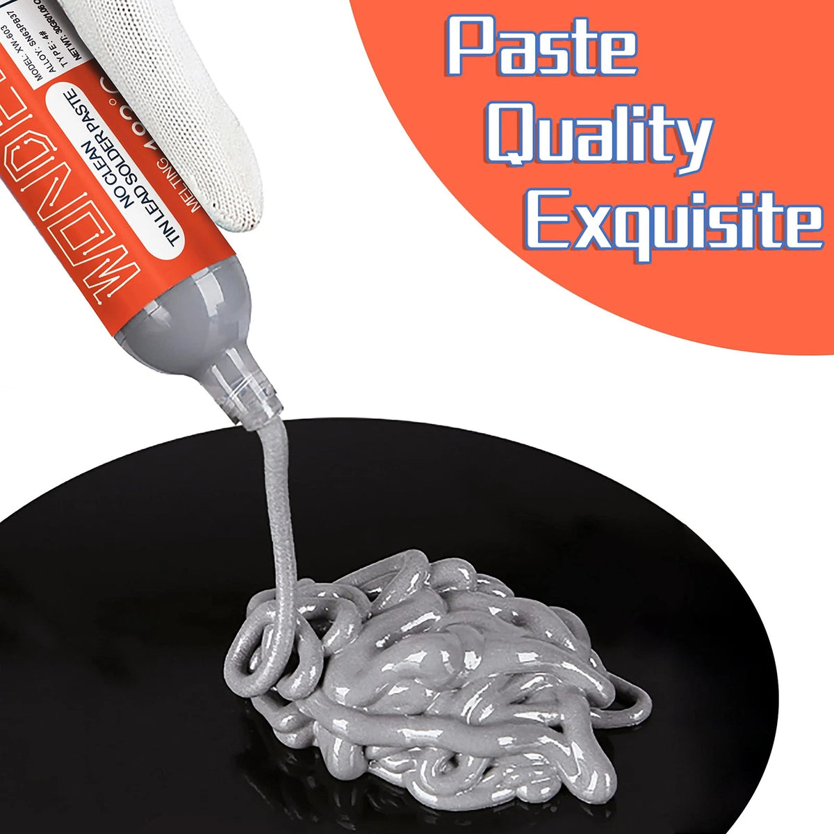 30g T4 Lead Free Solder Paste No Clean, 138℃ Melting