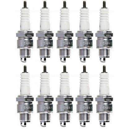 Box of 10 NGK Standard Spark Plugs for Vento Zip R3 (2003) BR8HSA TLX-ngk5539-CL360A81