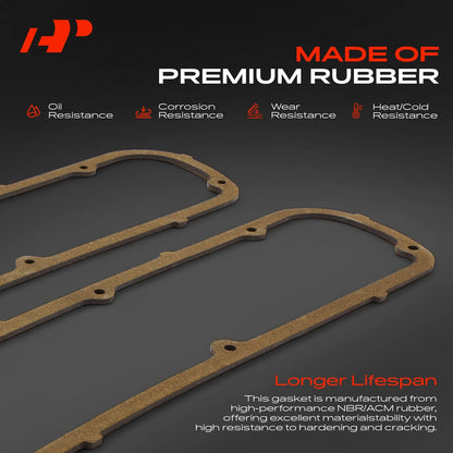 Engine Valve Cover Gasket Set for Ford F-100 F-150 F-250 E-150 E-250 (1969–1987)