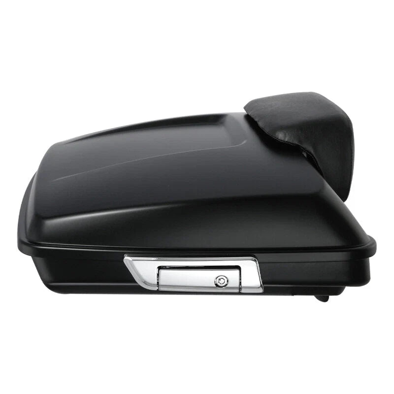 Matte Black Razor Trunk Backrest Mount for Harley Touring Road Glide (2014–2026)