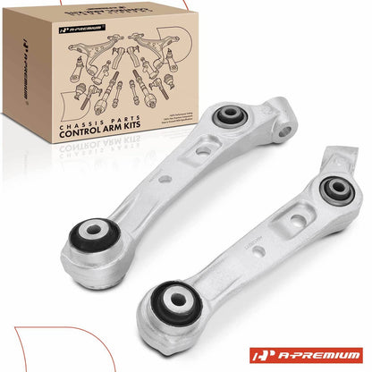 2X Front Lower Rearward Control Arm for BMW 535i GT xDrive (2011–2017) 31126777740, 31126777739, CMS101349, CMS101348