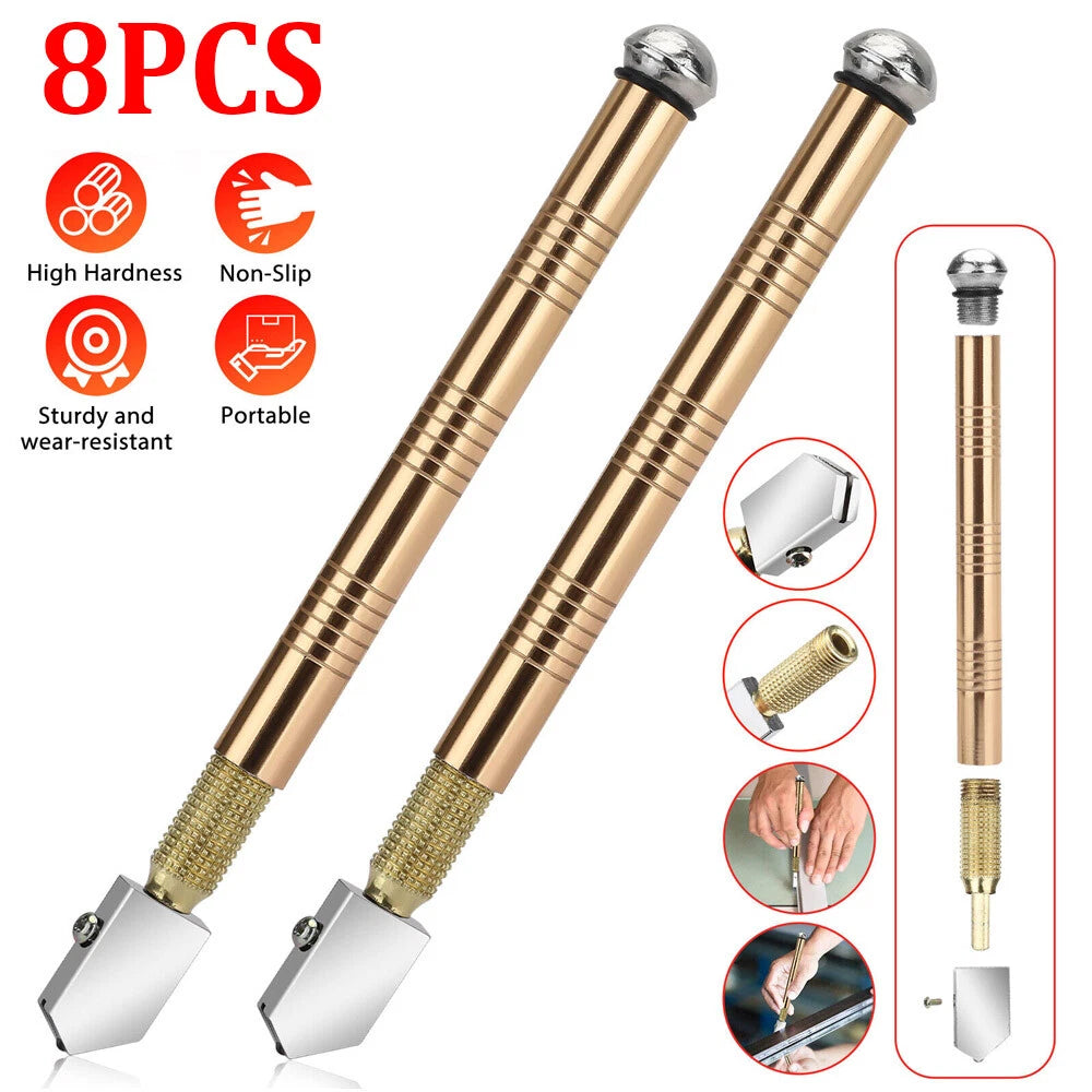 8X Diamond Tip Glass Cutter Tungsten Carbide Precision Cutting Tool