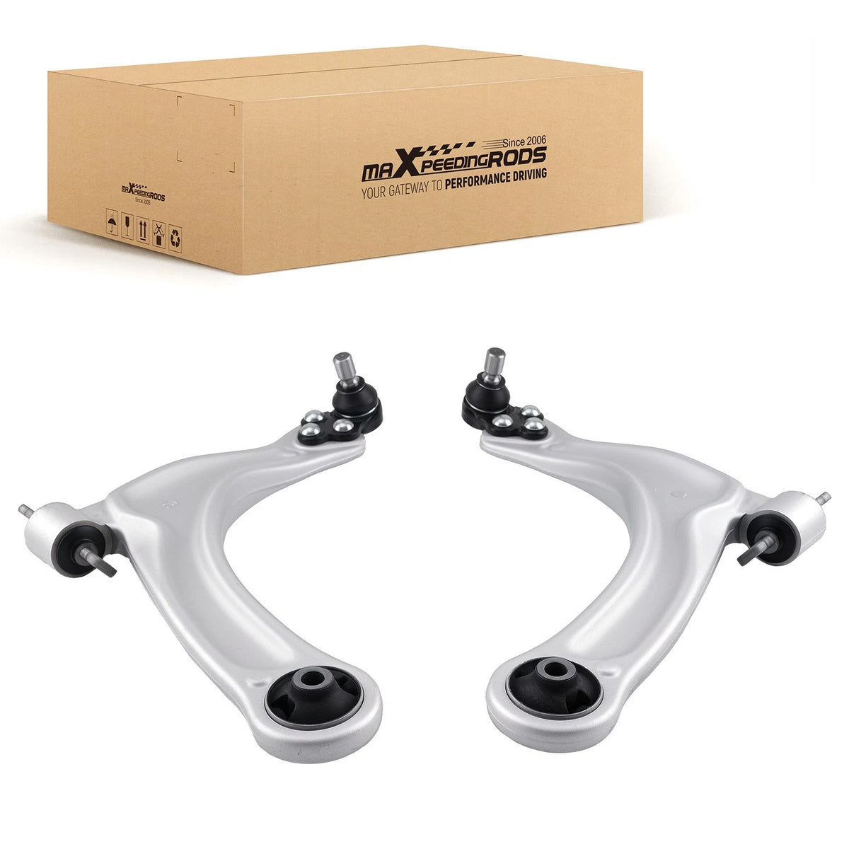 Front Lower Control Arm Set for Chevy Cobalt HHR Pontiac G5 (2005–2011) - IU76P1, RK620898, CMS50173, 15787556