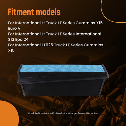 Air Filter for International LT625 Truck (LT Series, Cummins X15) P643132, 2515573C1
