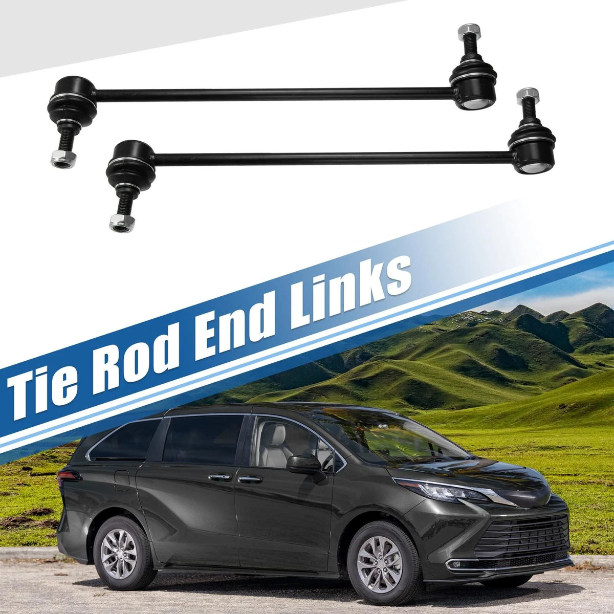 2pcs Front Sway Bar Links K90518 K90519 for Toyota Sienna 