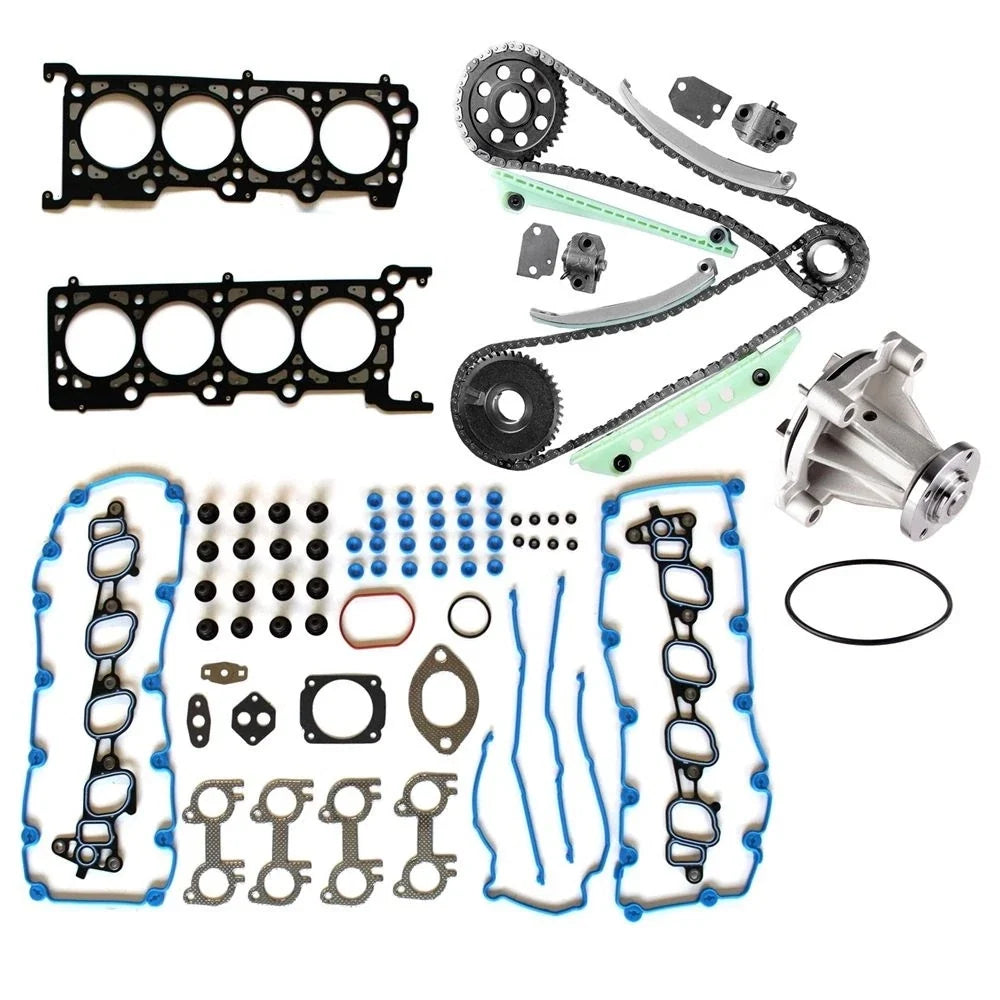 Water Pump Head Gasket Set Timing Chain Kit for Ford Mustang (1999)